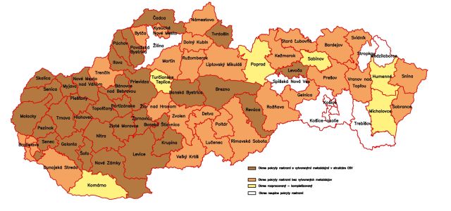 prehlad stav pokrytia rastrov nahlad