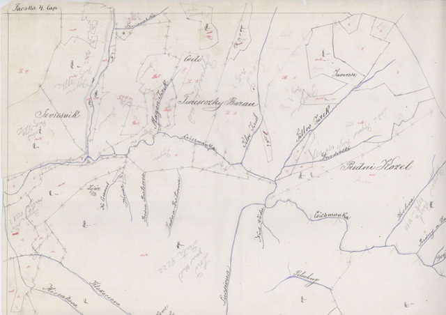 Obnovená konkretuálna mapa - Doľany, 1879