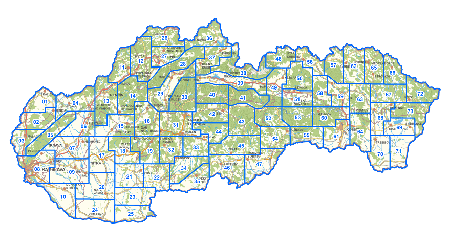 Prehľad lokalíť LLS 2. cyklus