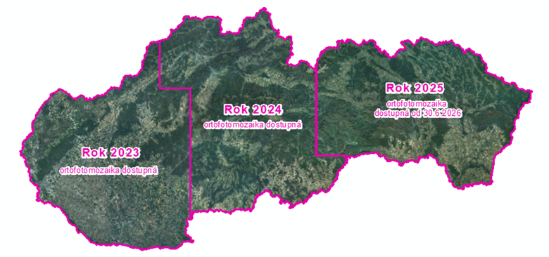 Plán snímkovania územia SR v 3. cykle