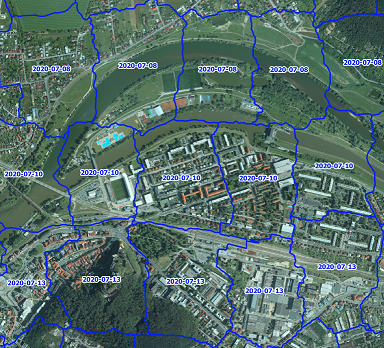 Prehľad leteckých meračských snímok