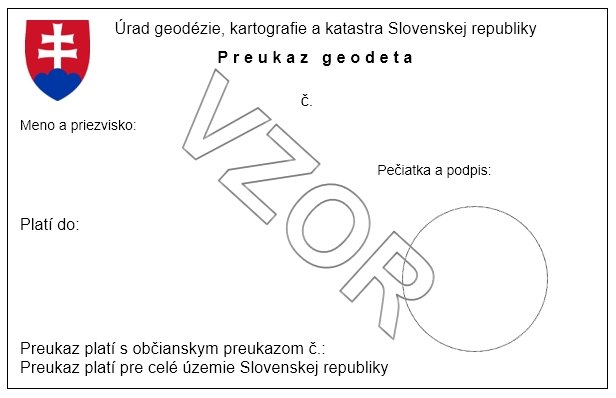 vzor preukaz geodeta predna stranajpg | WebJET CMS